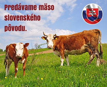 Predávame mäso slovenského pôvodu